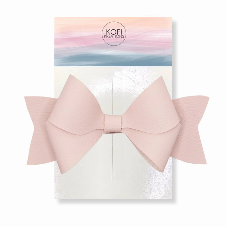 Blush Pink Persephone Hair Bow