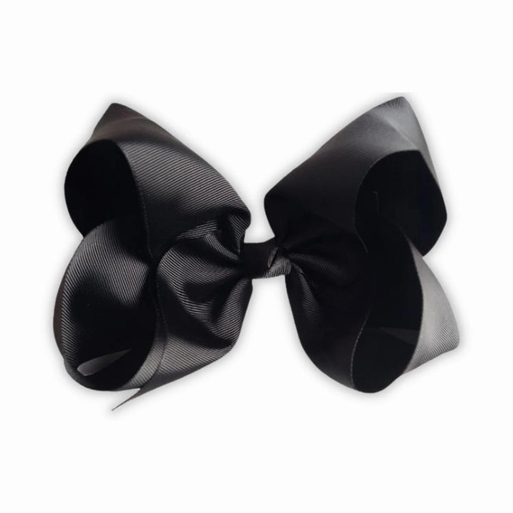Black | Grosgrain Ribbon Hair Bow