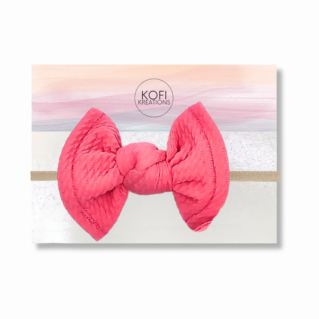 Pink | Knot Hair Bows