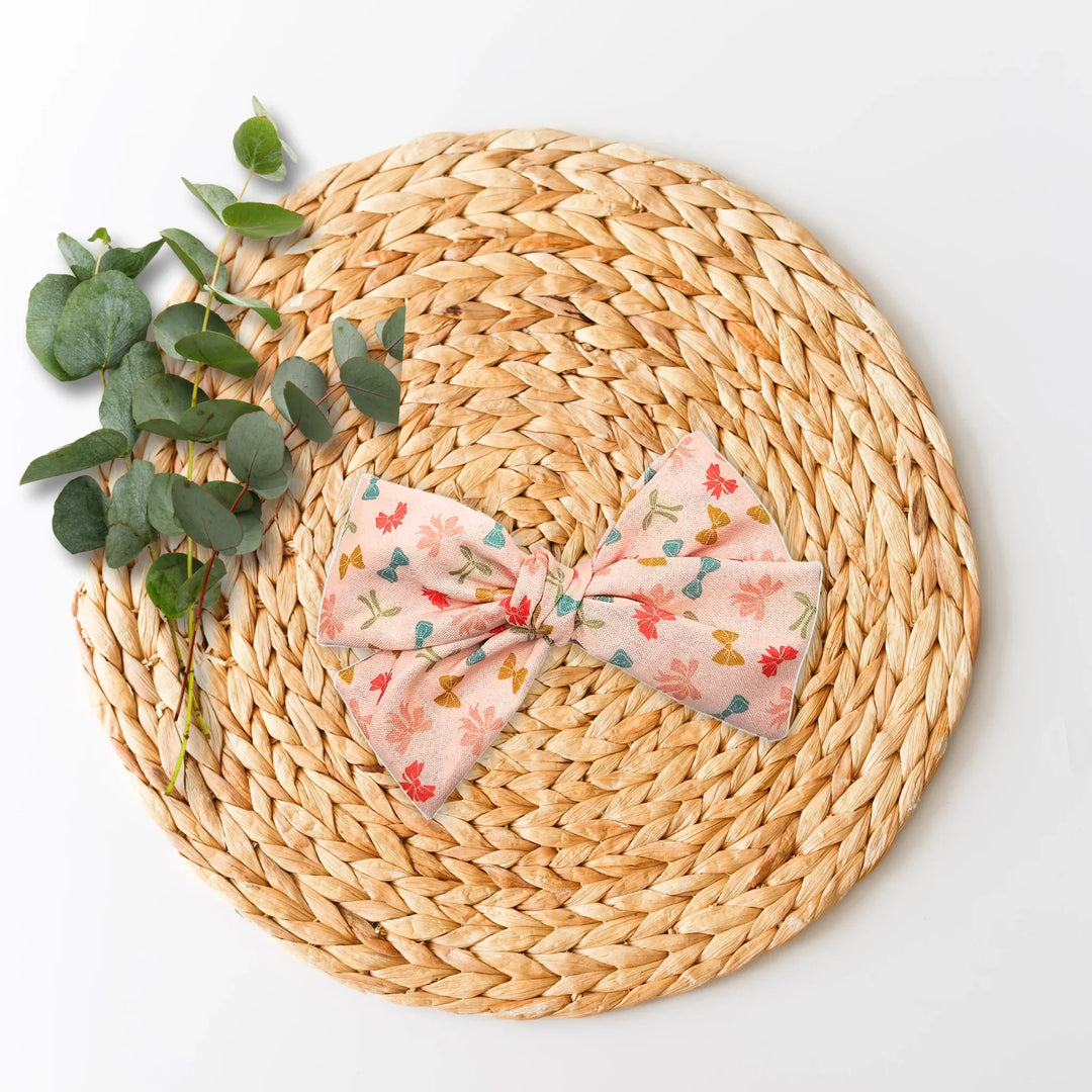 Audrey | Rainbow Ribbons Hand-Tied Hair Bow