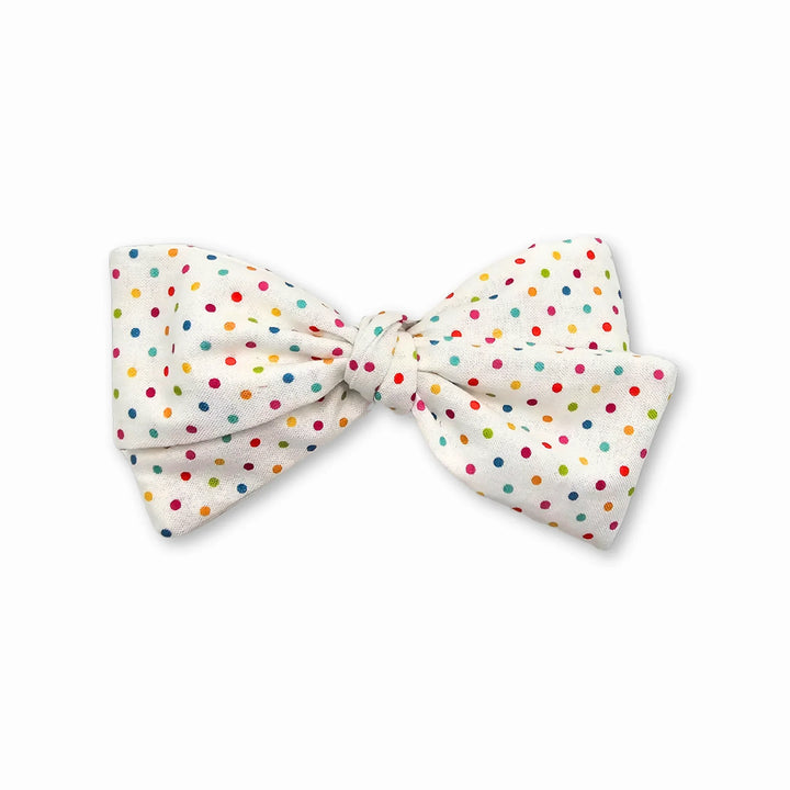 Audrey | Colorful Dots Hand-Tied Hair Bow
