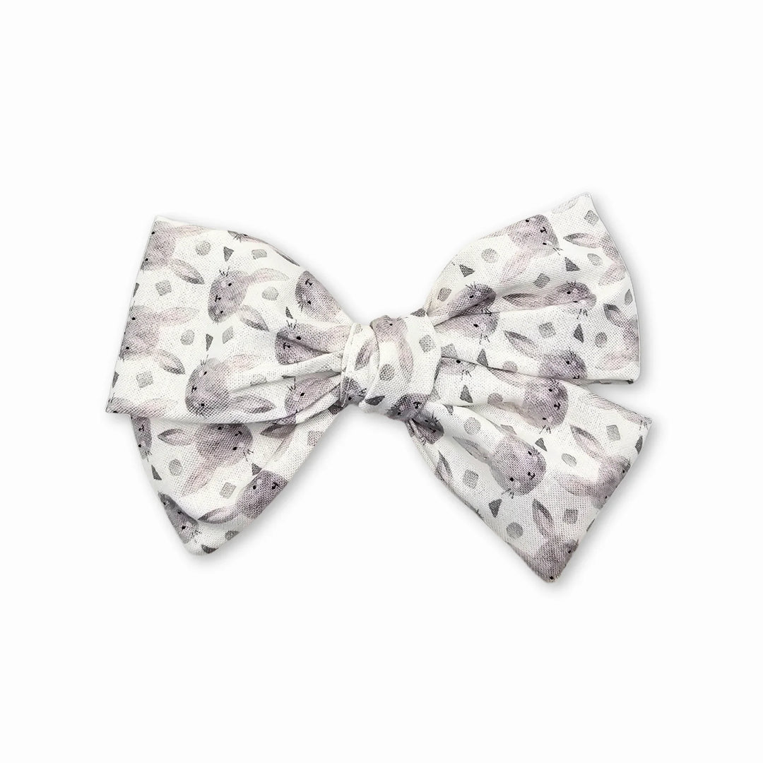 Audrey | Vintage Bunny Hand-Tied Hair Bow