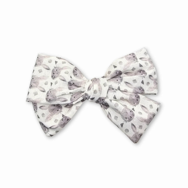 Audrey | Vintage Bunny Hand-Tied Hair Bow
