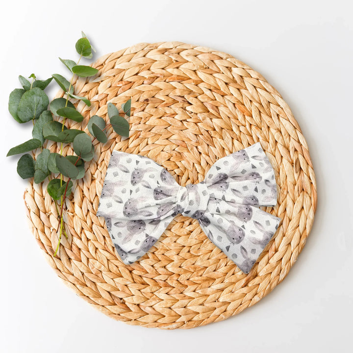 Audrey | Vintage Bunny Hand-Tied Hair Bow