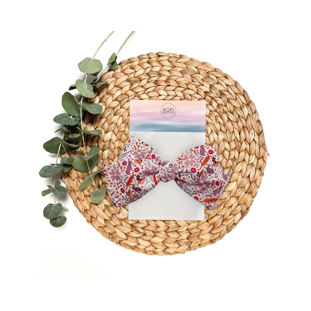 Audrey | Poppy Hand-Tied Hair Bow