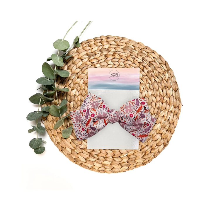 Audrey | Poppy Hand-Tied Hair Bow
