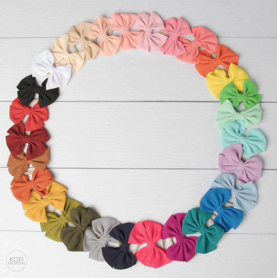 Blue Pinwheel Headband