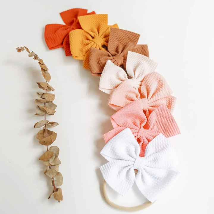 Orange Pinwheel Headband