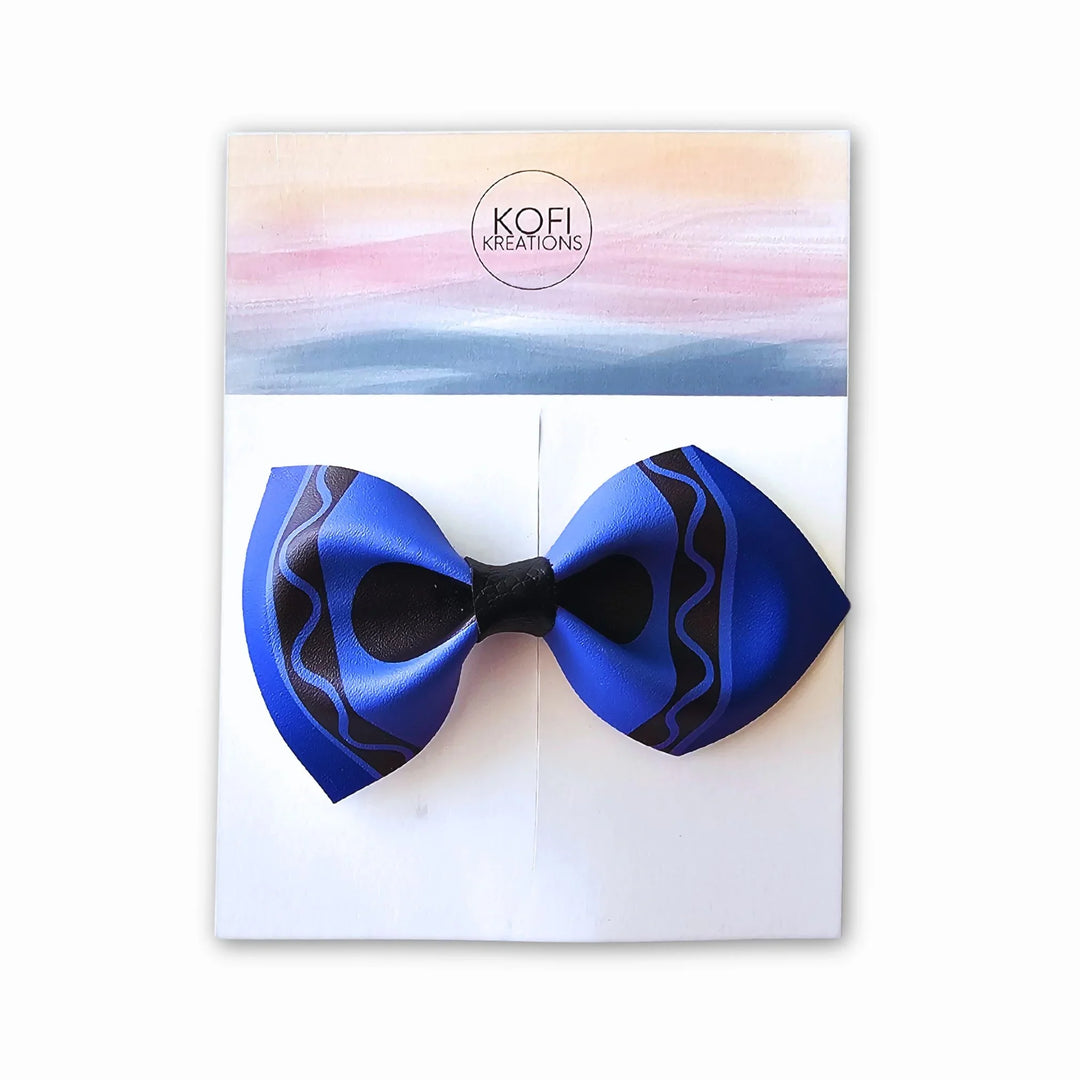 Crayon | Faux Leather Hair Bows