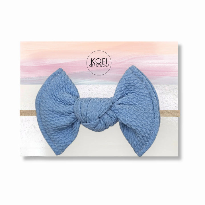 Light Blue | Knot Hair Bows