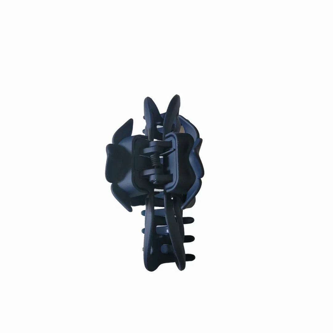 Blue Lotus Flower Hair Claw Clip