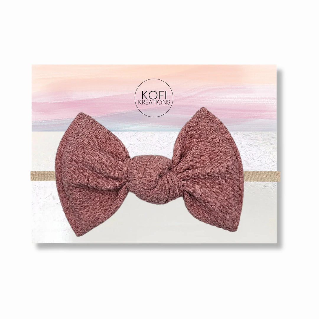 Rose | Knot Hair Bows