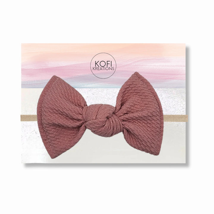 Rose | Knot Hair Bows