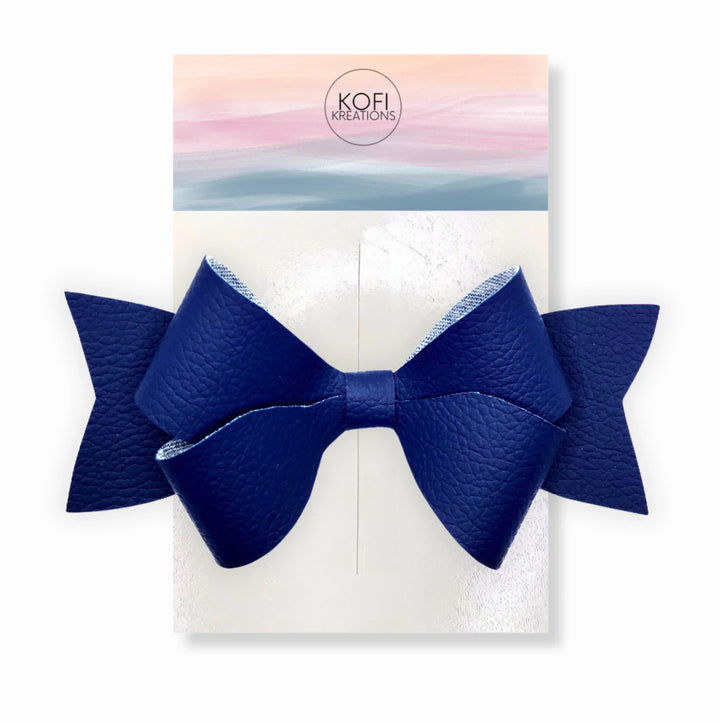 Blue Persephone Hair Bow