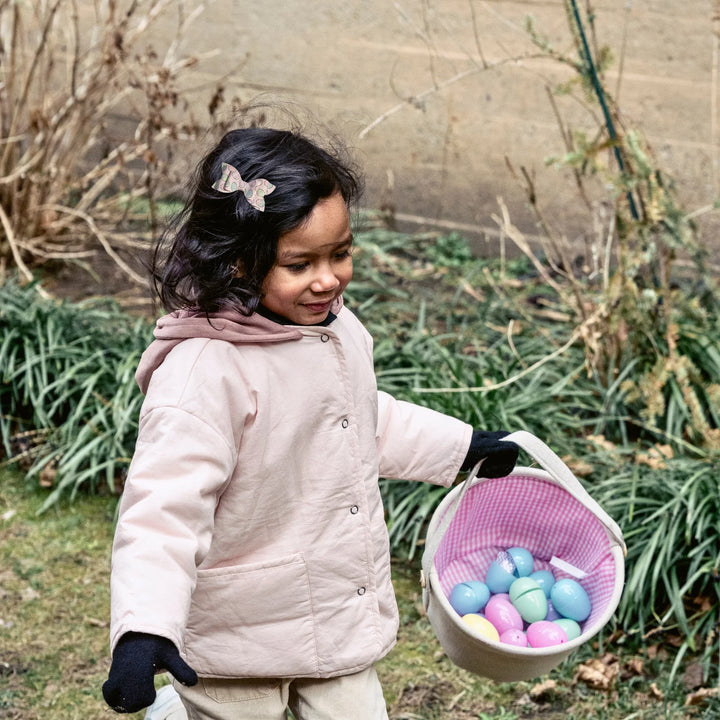 Luna | Easter Egg Bliss Faux Leather Hair Bow