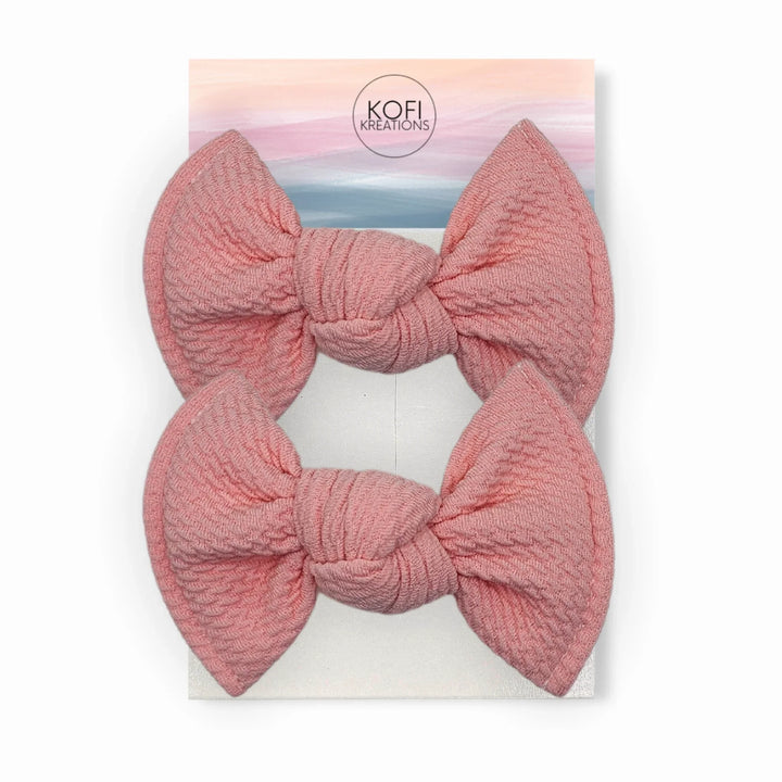 Light Pink | Knot Hair Bows