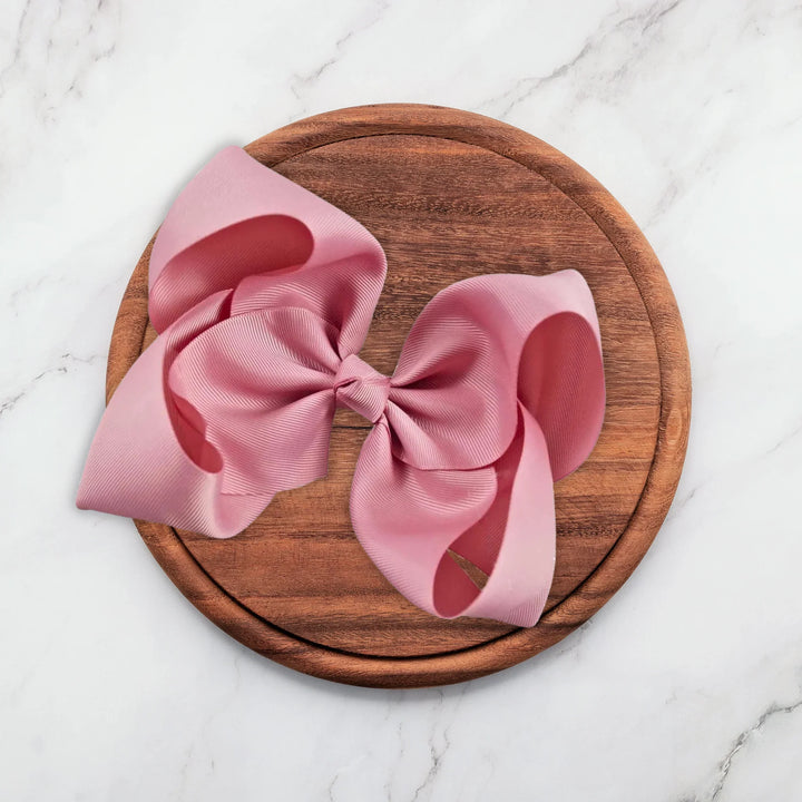 Rose | Grosgrain Ribbon Hair Bow