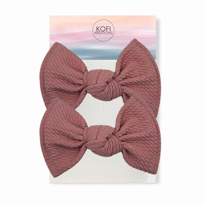 Rose | Knot Hair Bows