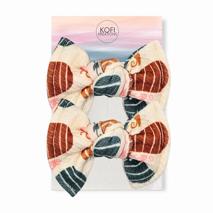 Pumpkin | Knot Hair Bows