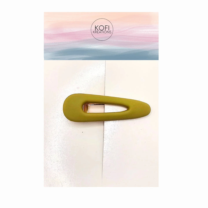 Pastel Snap Hair Clips