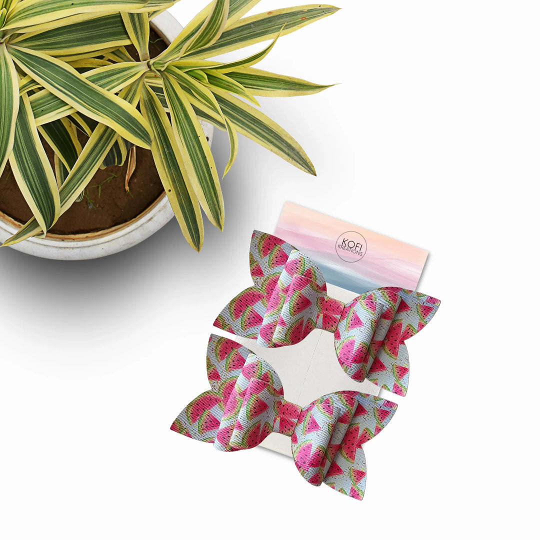 Summer hair bow for toddlers girls
