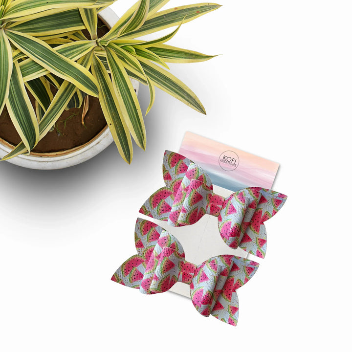 Summer hair bow for toddlers girls