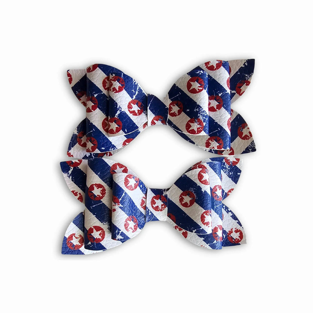 Luna | Texas Pop Faux Leather Hair Bows