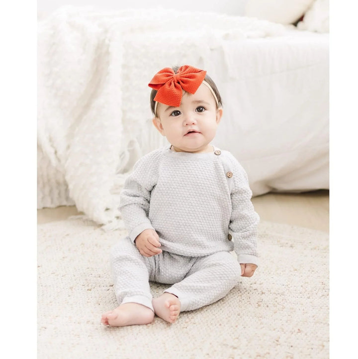 Blue Pinwheel Headband