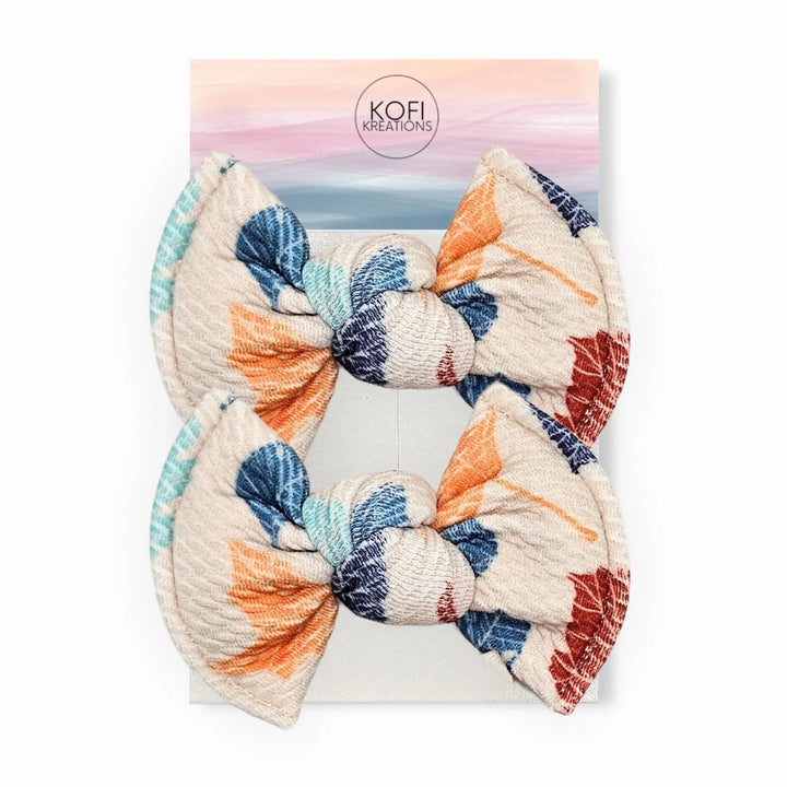Fall Leaves | Knot Hair Bows