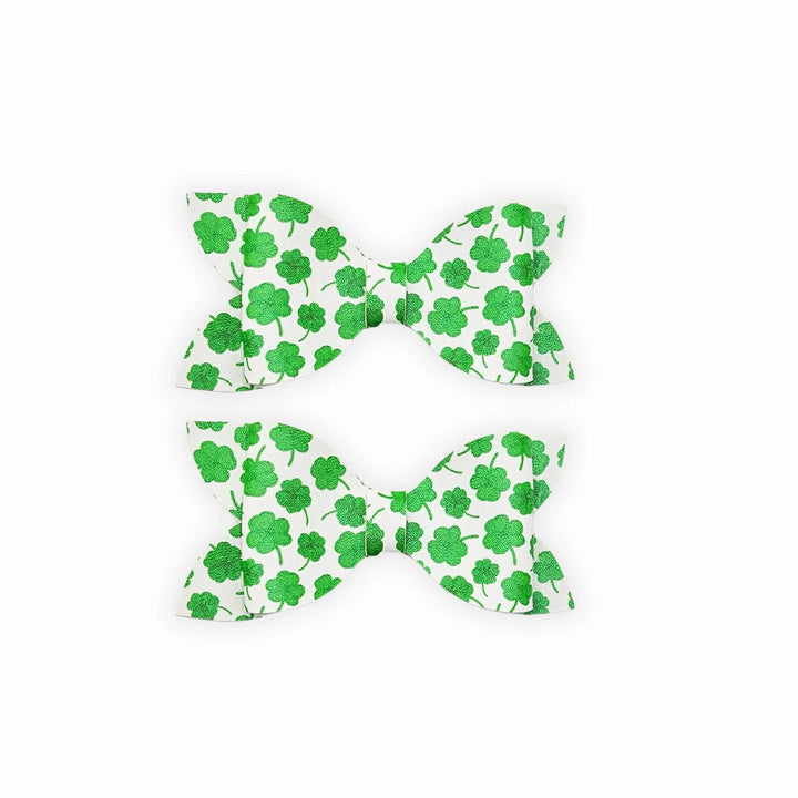 Luna | Irish Dance Faux Leather Hair Bows