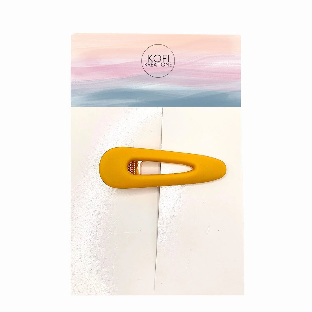 Pastel Snap Hair Clips