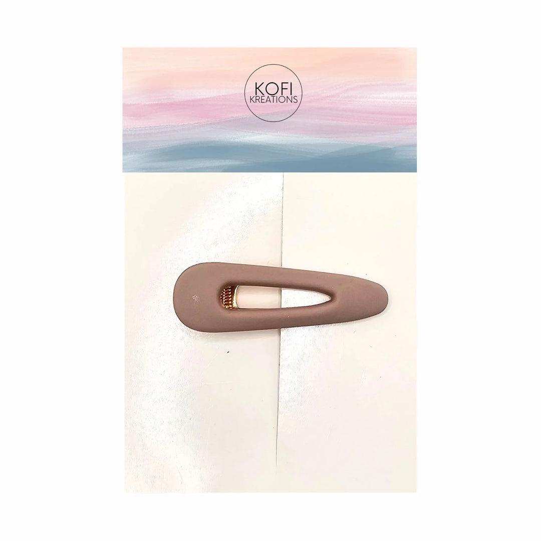 Pastel Snap Hair Clips