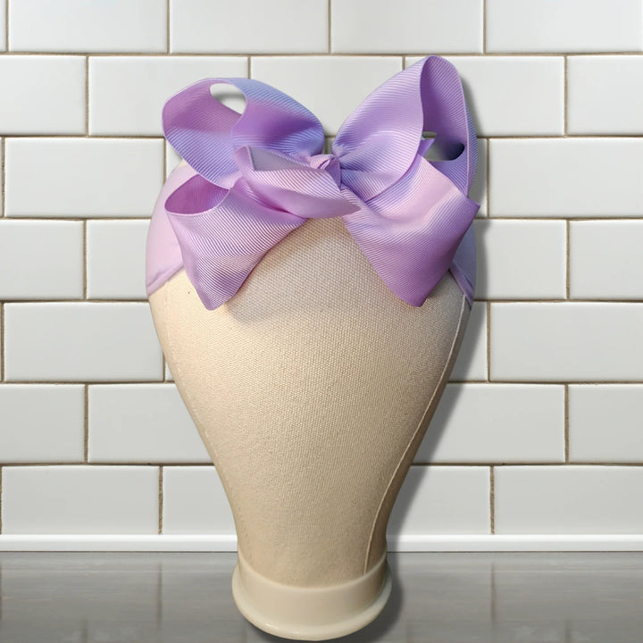 Lavender Turban Bow Headband