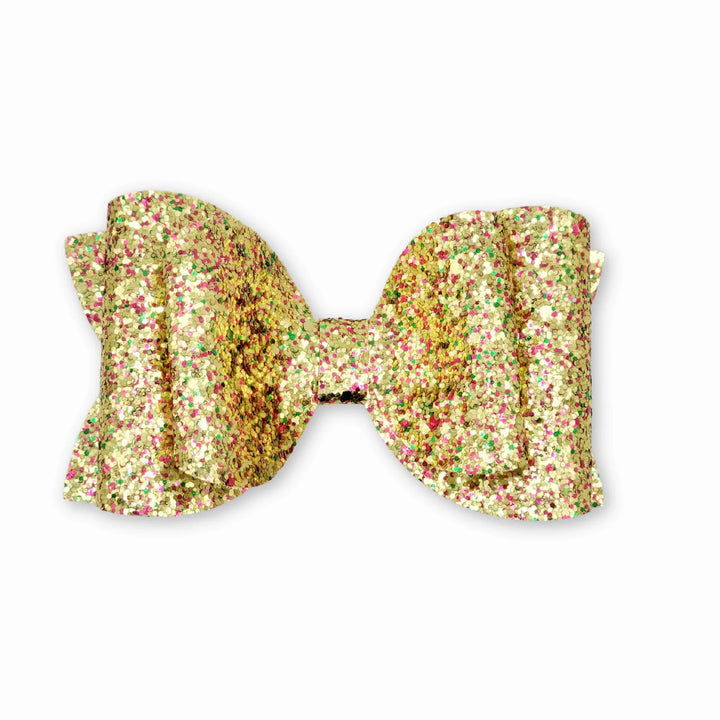 Gold | Josie Glitter Hair Bow