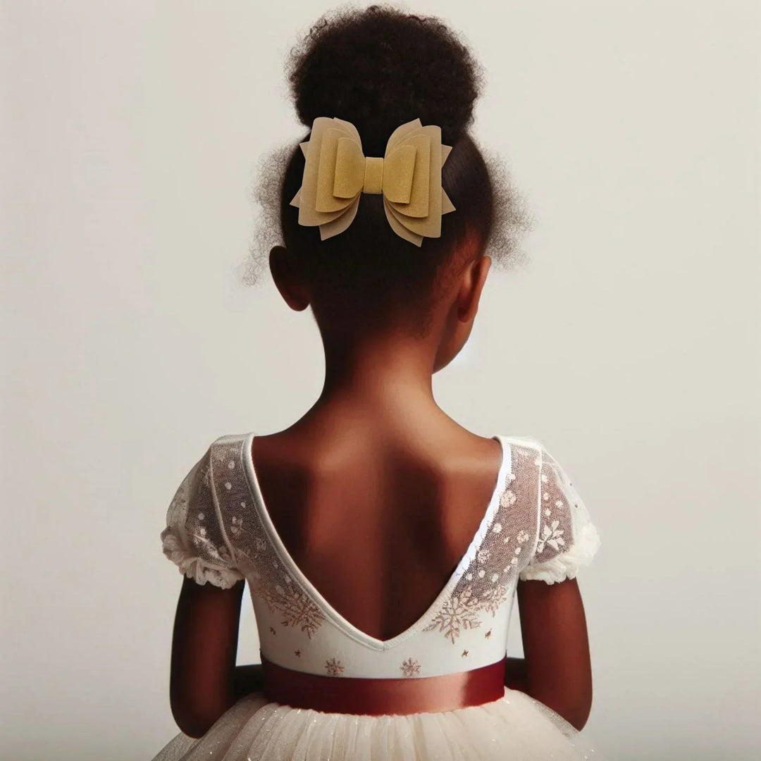 Red | Suede Hair Bow