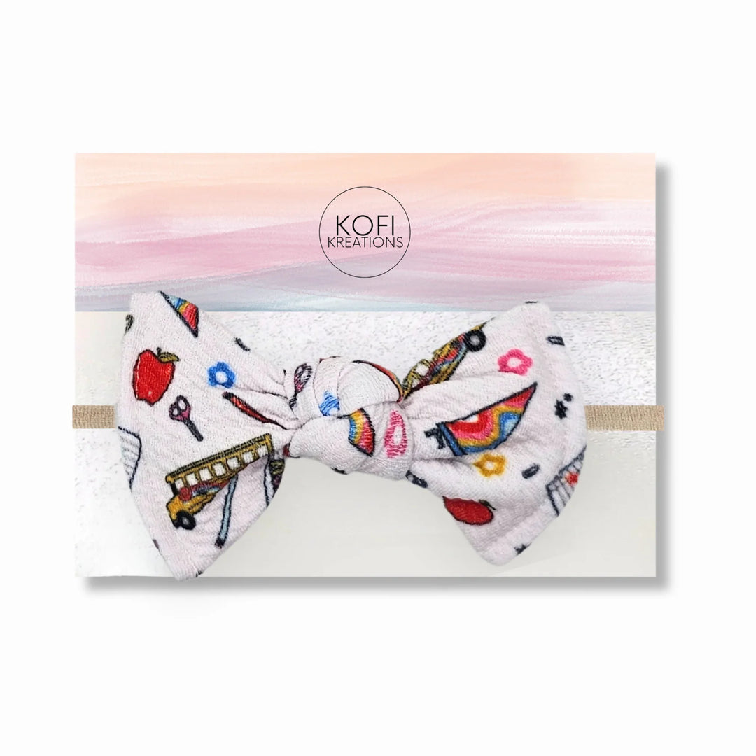 School Days | Knot Hair Bows