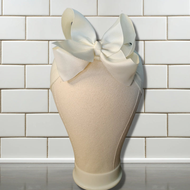 Cream Turban Bow Headband