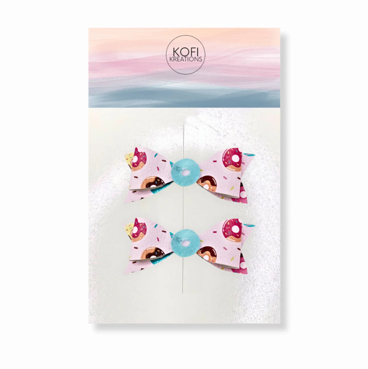 Light Pink Doughnut Livi Hair Bows