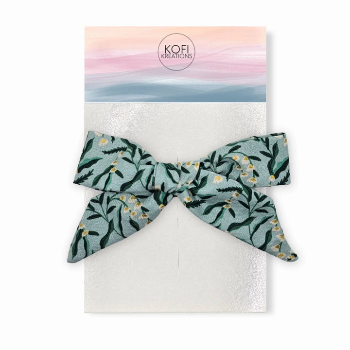 Audrey Meadow Delight - Hand-Tied Hair Bow