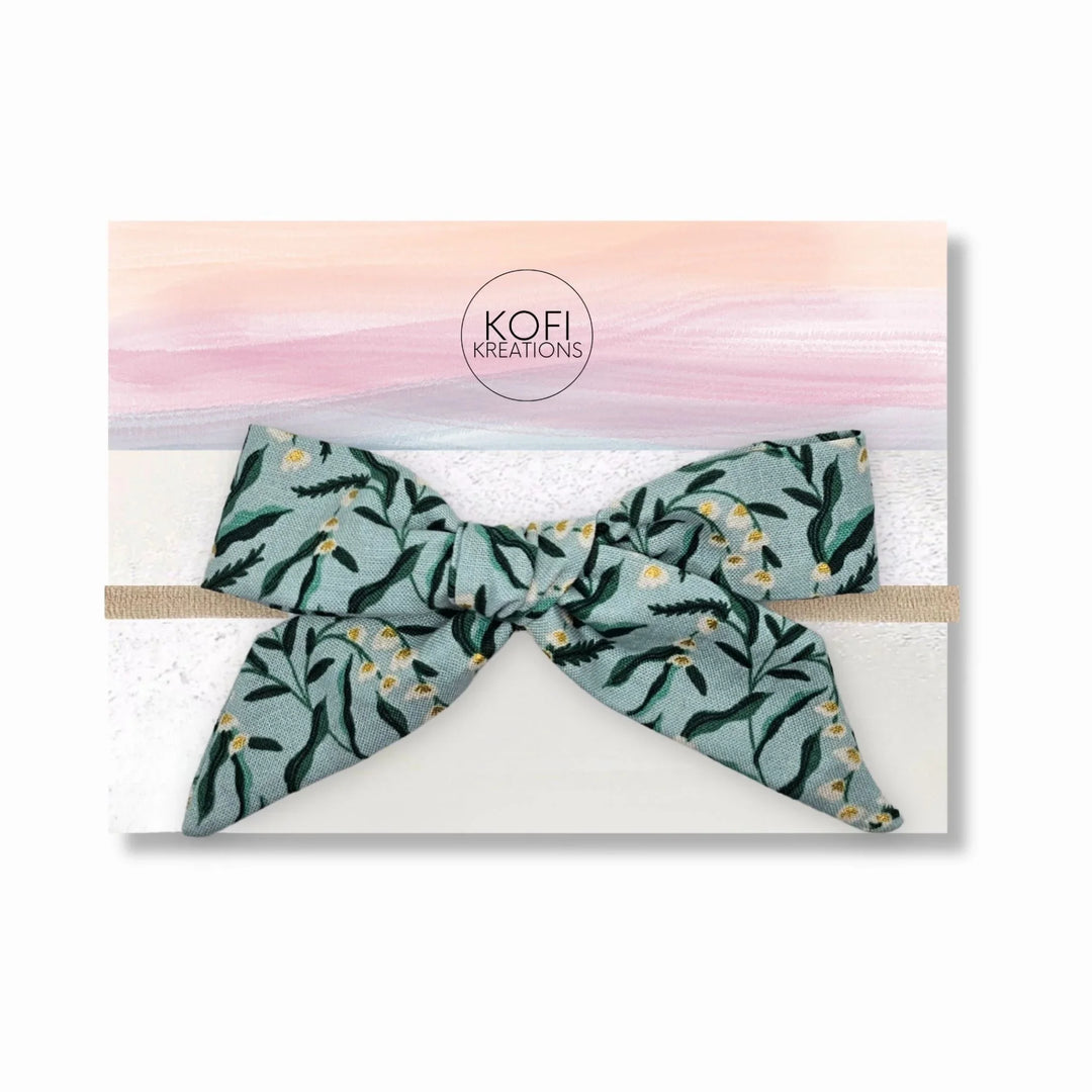Audrey Meadow Delight - Hand-Tied Hair Bow