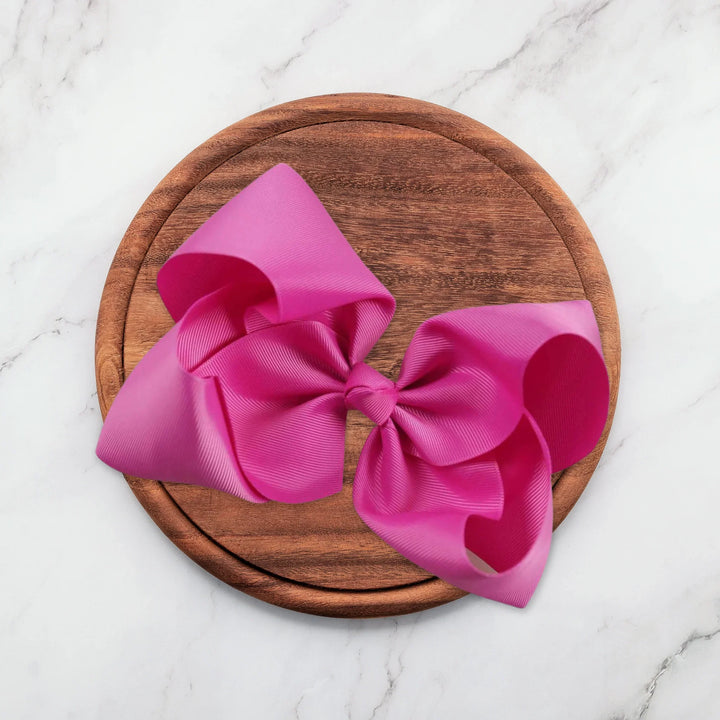 Magenta Pink | Grosgrain Ribbon Hair Bow