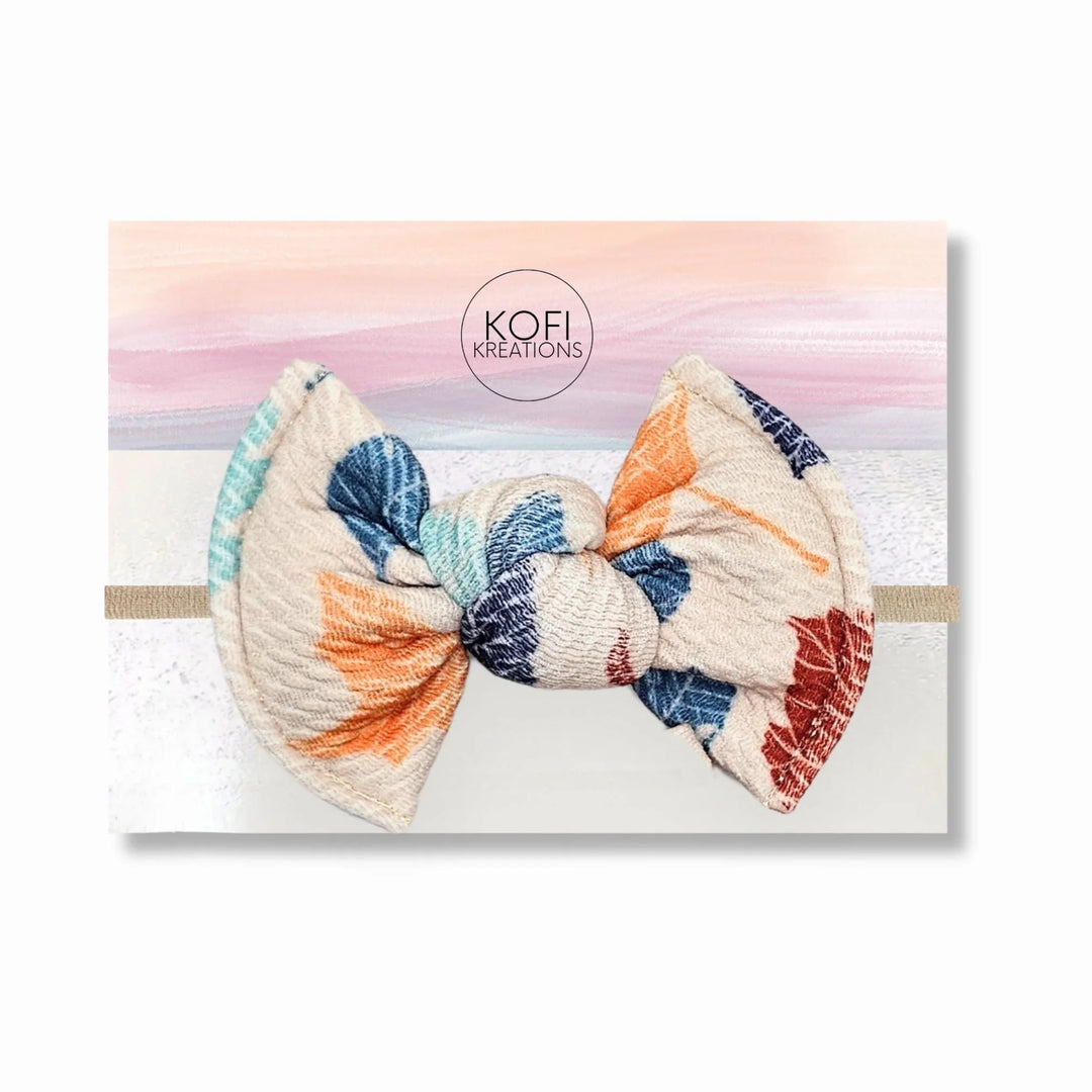 Fall Leaves | Knot Hair Bows