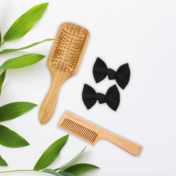 Black | Knot Hair Bows