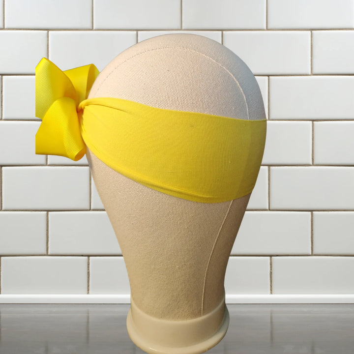 Yellow Turban Bow Headband