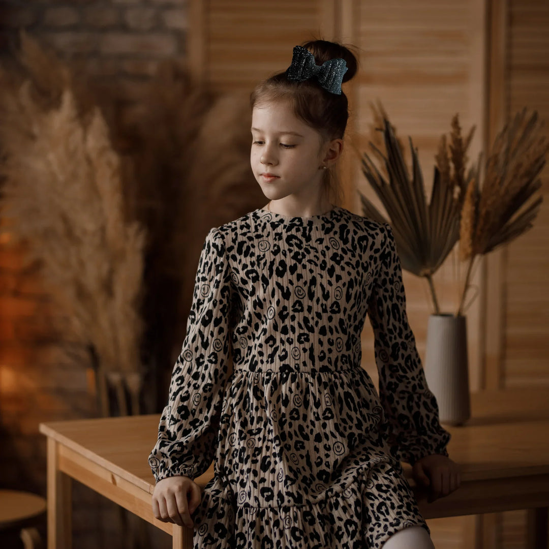 Black | Josie Glitter Hair Bow