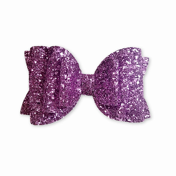 Purple | Josie Glitter Hair Bow