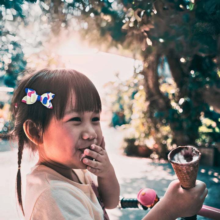 Luna | Eggstravagant Faux Leather Hair Bow