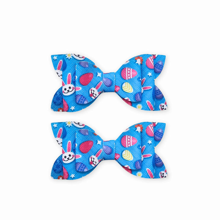 Luna | Bunny Bonnet Faux Leather Hair Bow