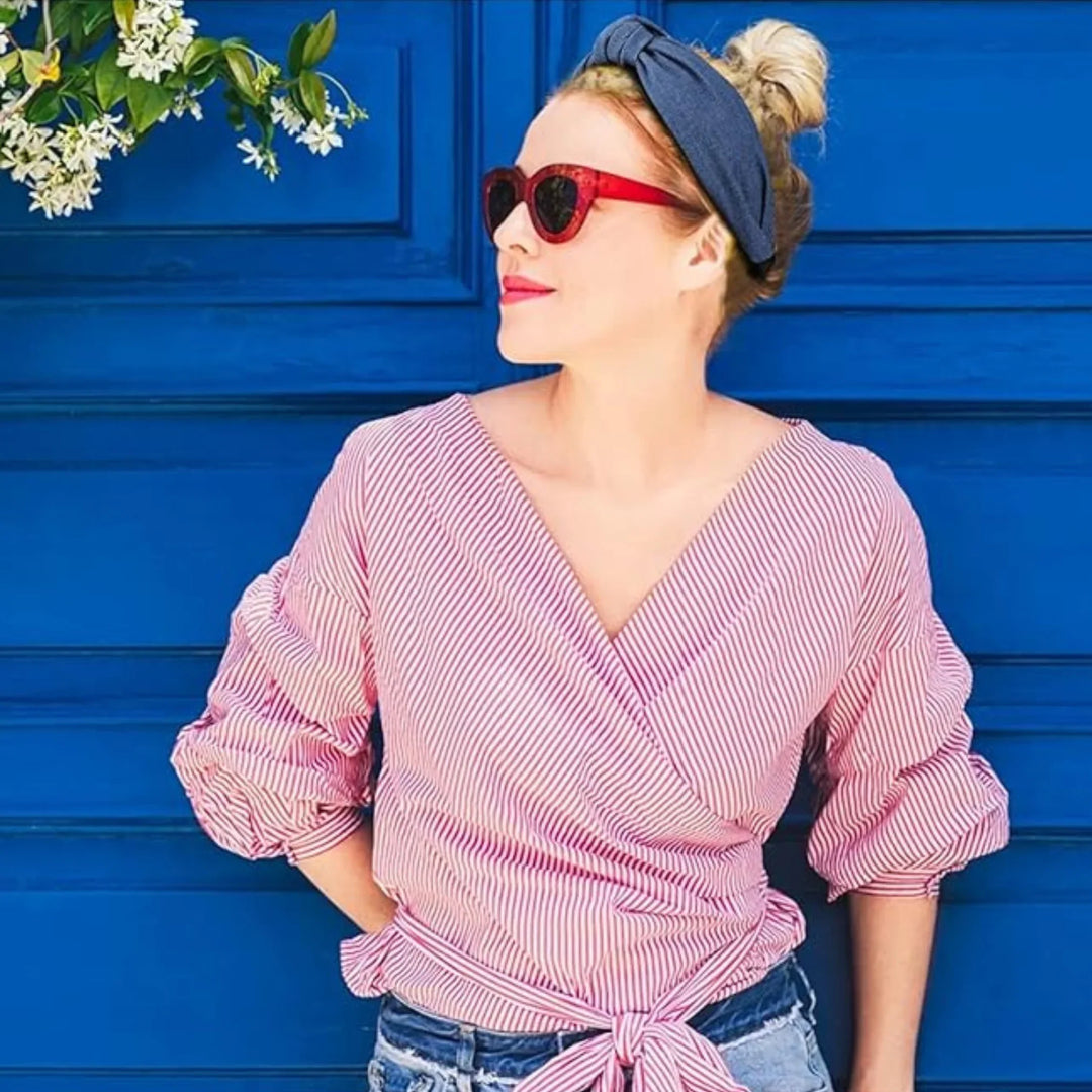 Stars Denim Headband