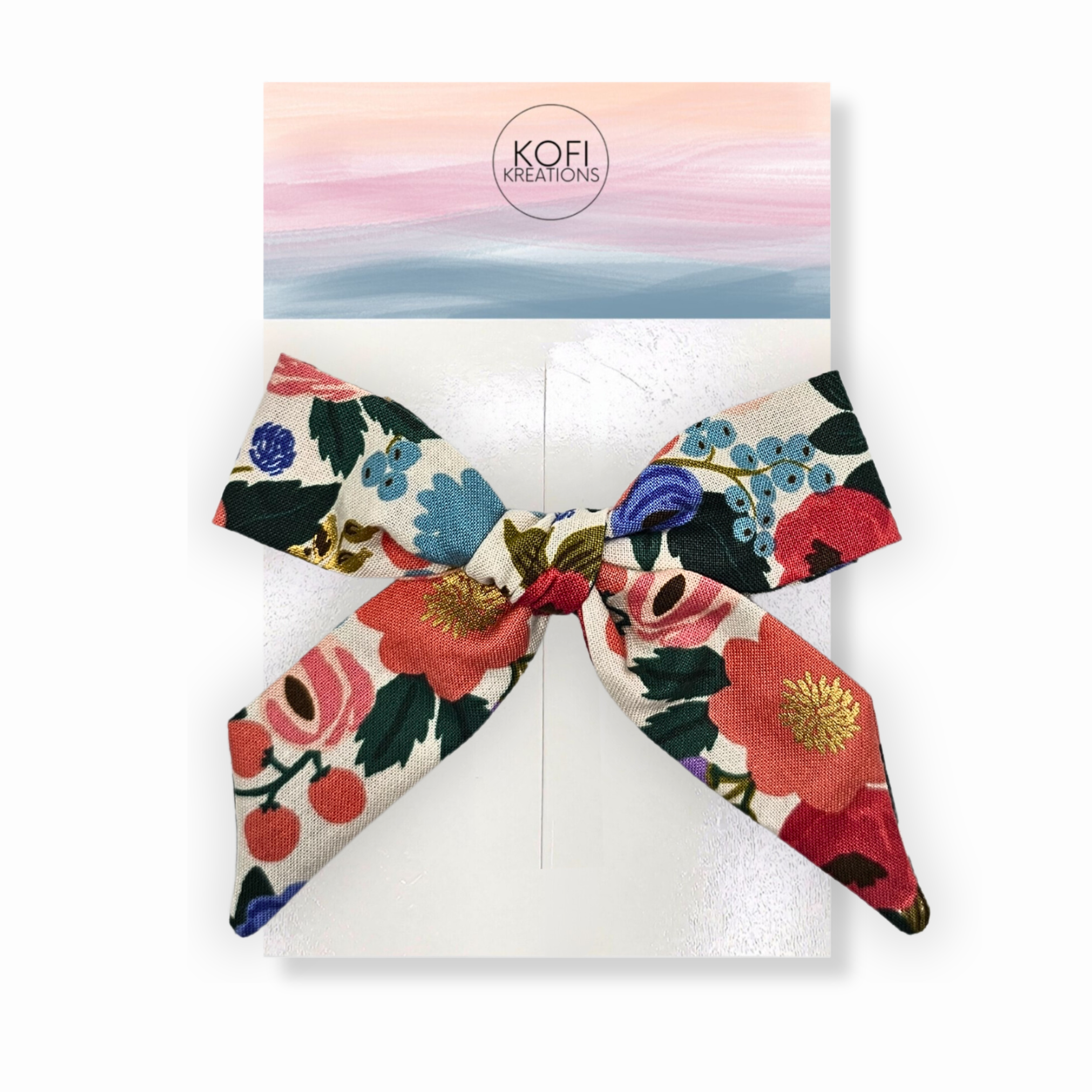 Floral Fantasy Hand-tied Bow